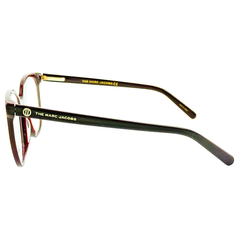Marc Jacobs Marc 540 Womens Plastic Eyeglass Frame LHF Opal Burgundy 53-17
